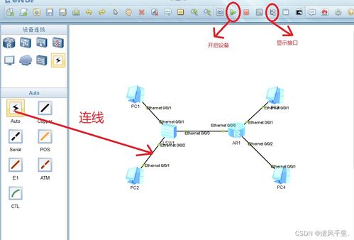 计算机网络实验 ensp 实验1 初识eNSP仿真软件